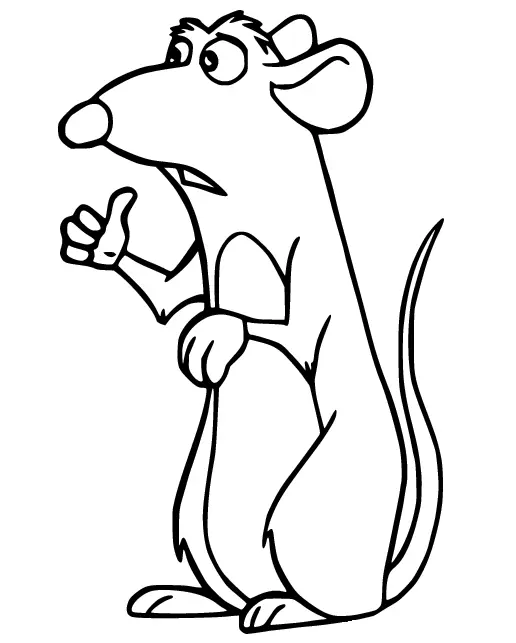 Ratatouille Coloring Pages 6