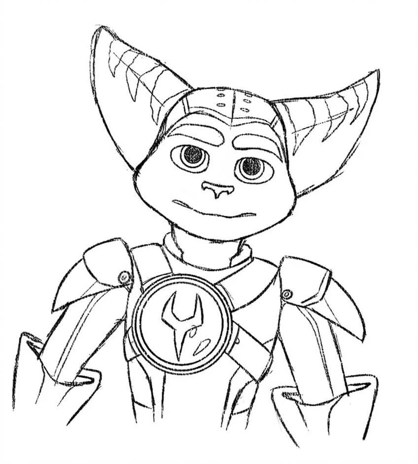 Desenhos de Ratchet E Clank Para Colorir 18