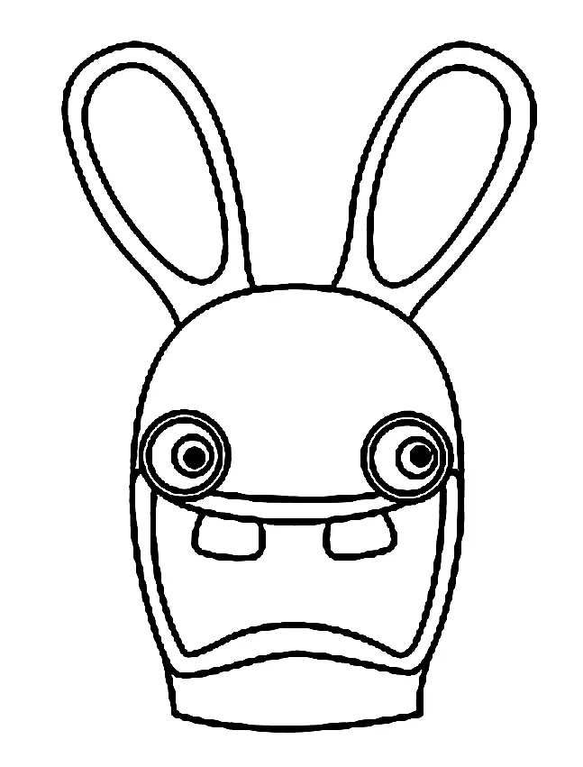 Raving Rabbids Para Colorear 39
