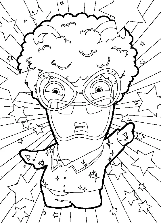 Raving Rabbids Para Colorear 48