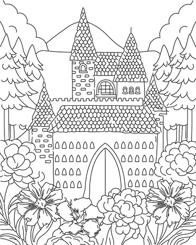 Realistic Wolf Coloring Pages 17