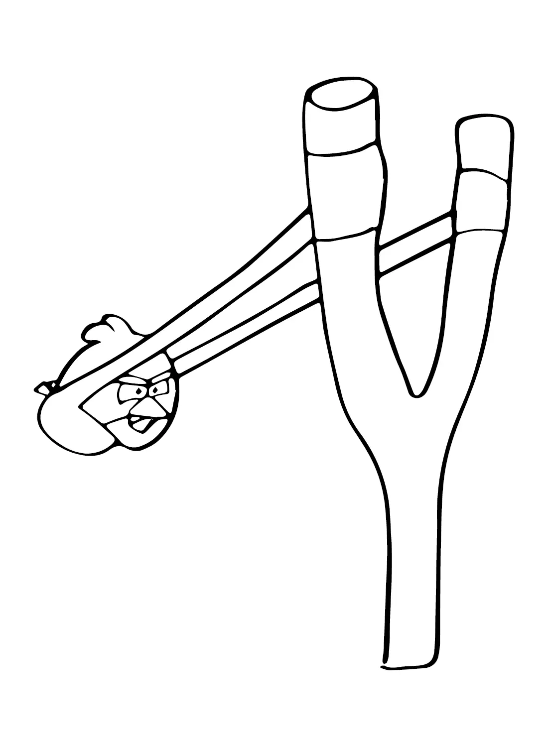 Angry Birds Rojo Para Colorear 17