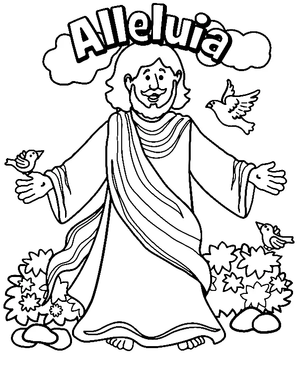 Religious Easter Coloring Pages