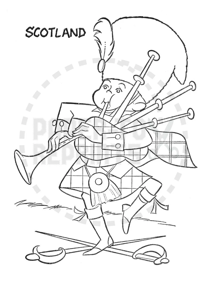 Retro Reprints World Coloring Pages 20