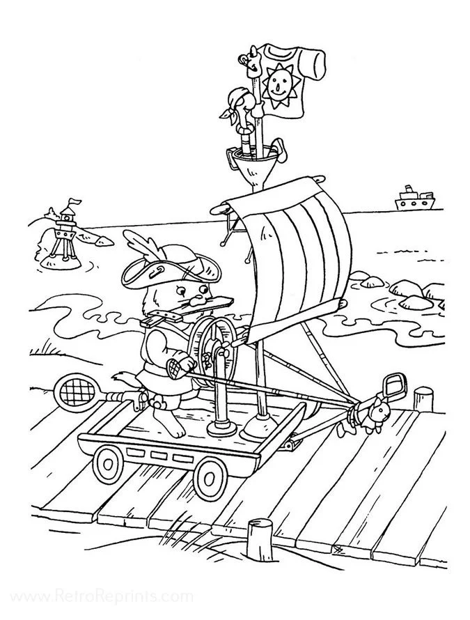 Retro Reprints World Coloring Pages 3