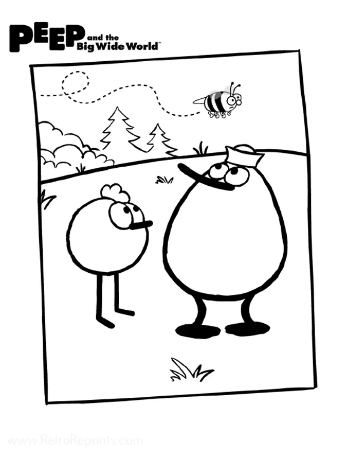 Retro Reprints World Coloring Pages 6