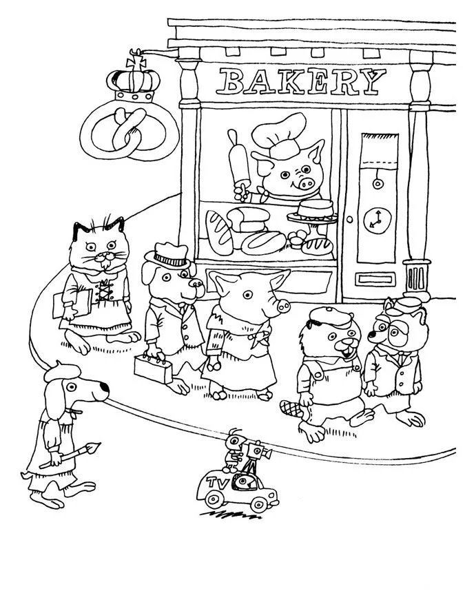 Retro Reprints World Coloring Pages 7