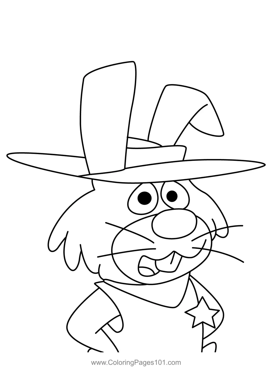 Ricochet Rabbit Coloring Pages 2