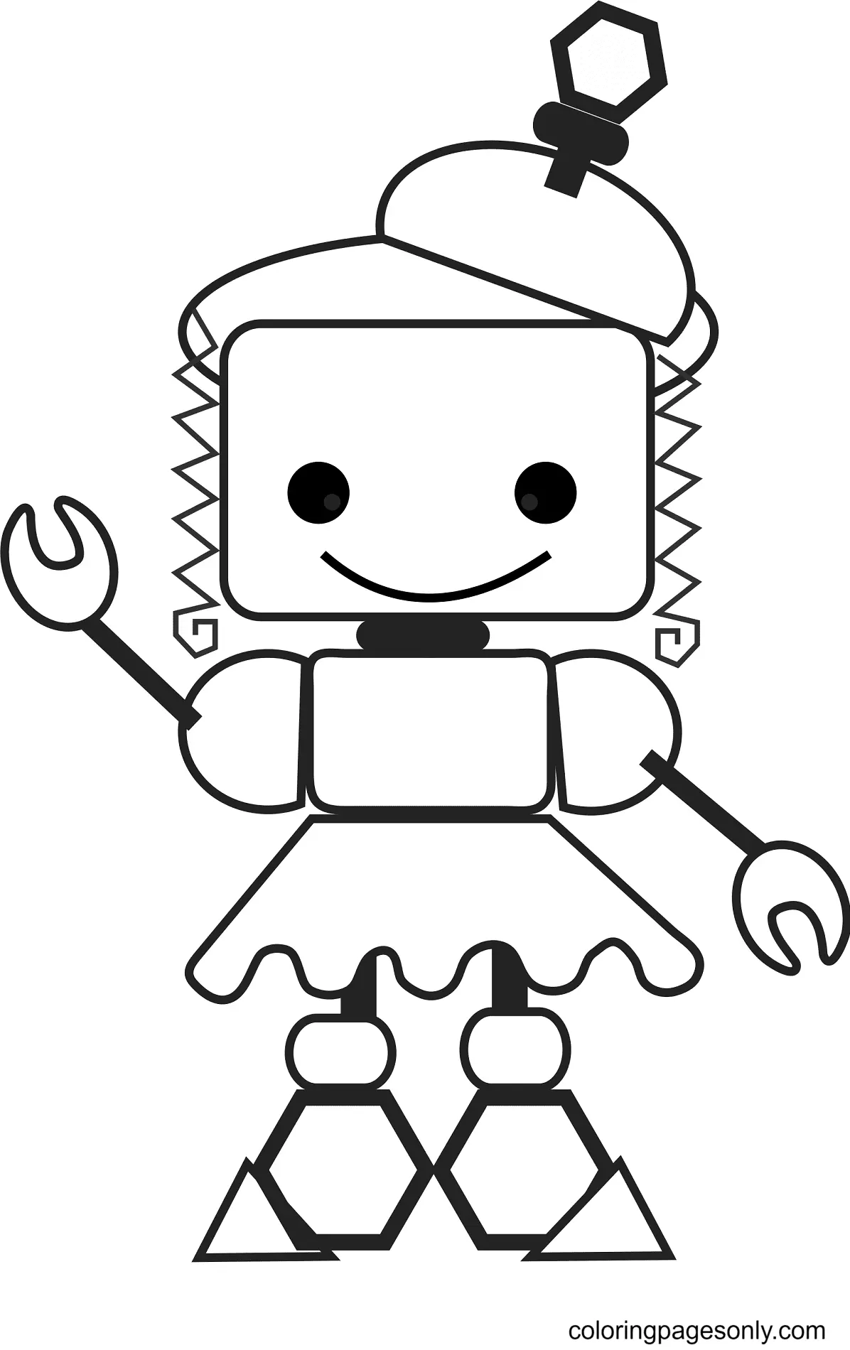 Robot Coloring Pages 13