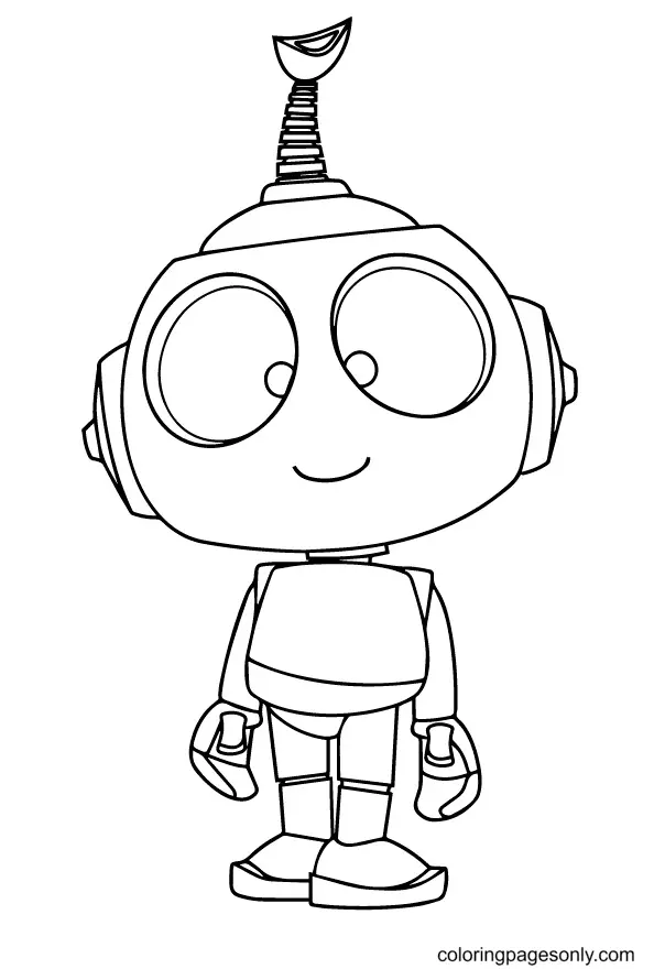Robot Coloring Pages 15