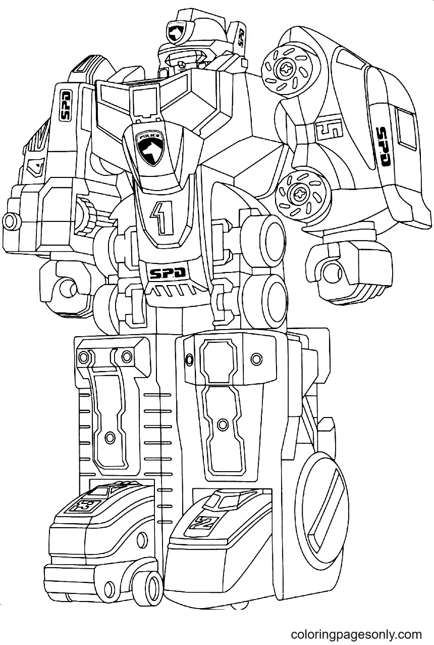 Robot Coloring Pages 20