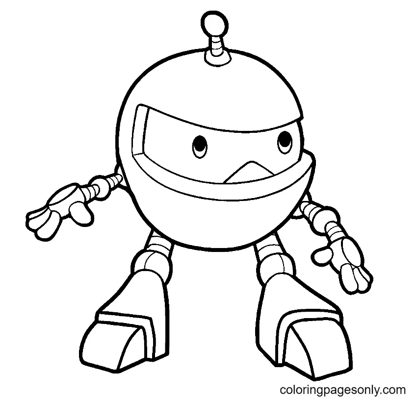 Robot Coloring Pages 22