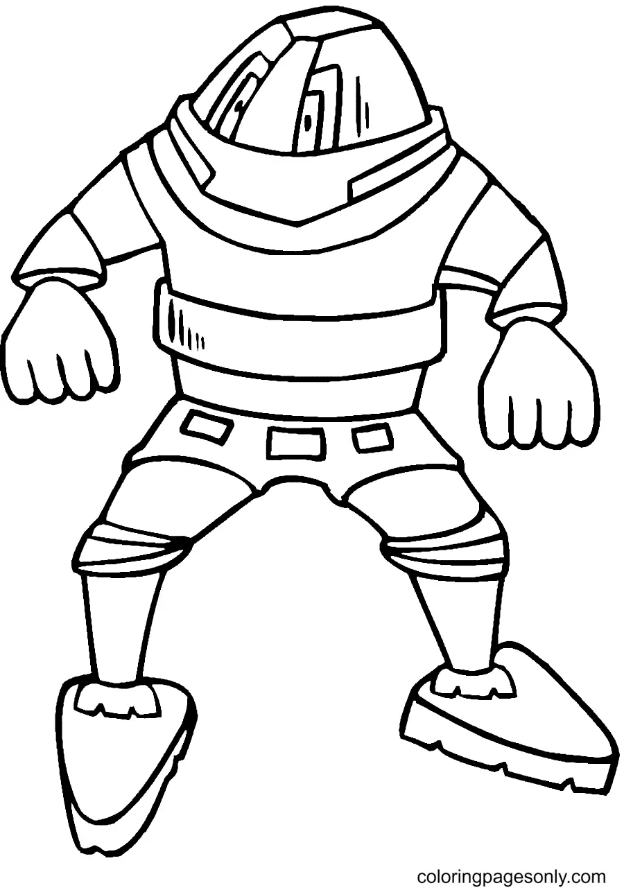Robot Coloring Pages 26