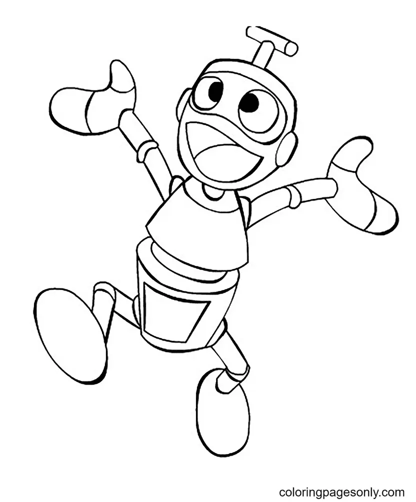 Robot Coloring Pages 31