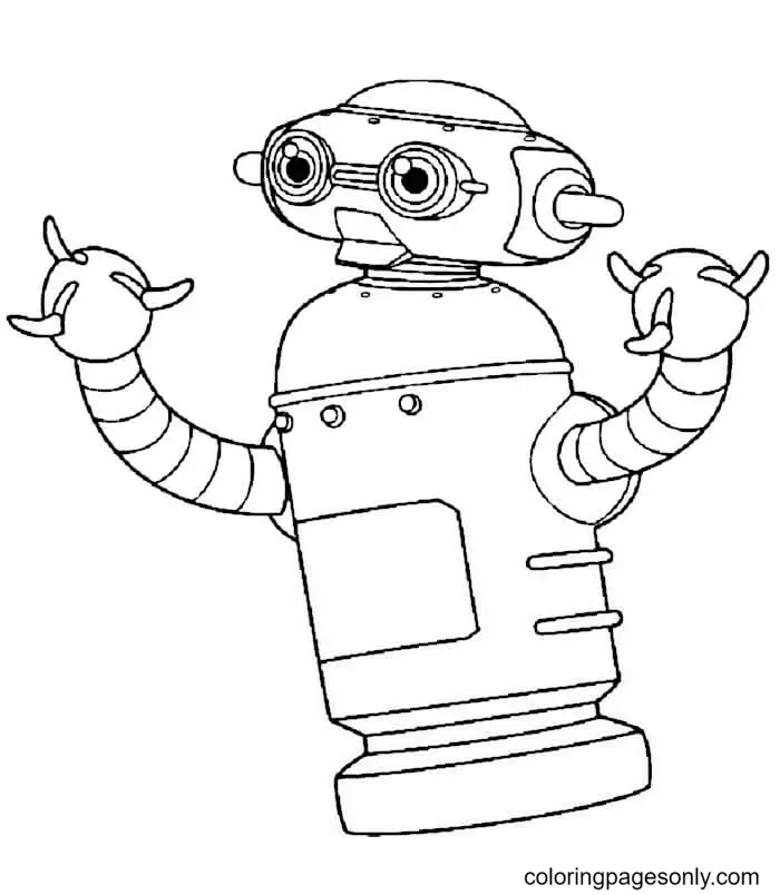 Robot Coloring Pages 33