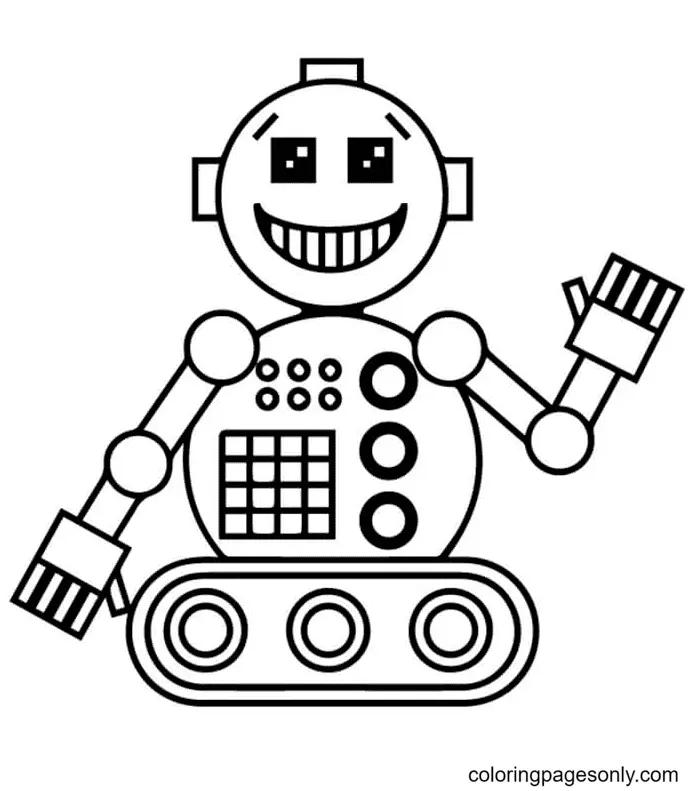 Robot Coloring Pages 36
