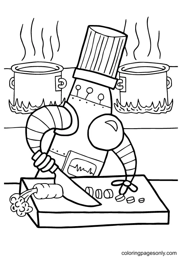 Robot Coloring Pages 37