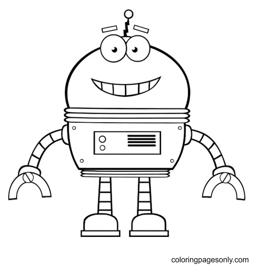 Robot Coloring Pages 5