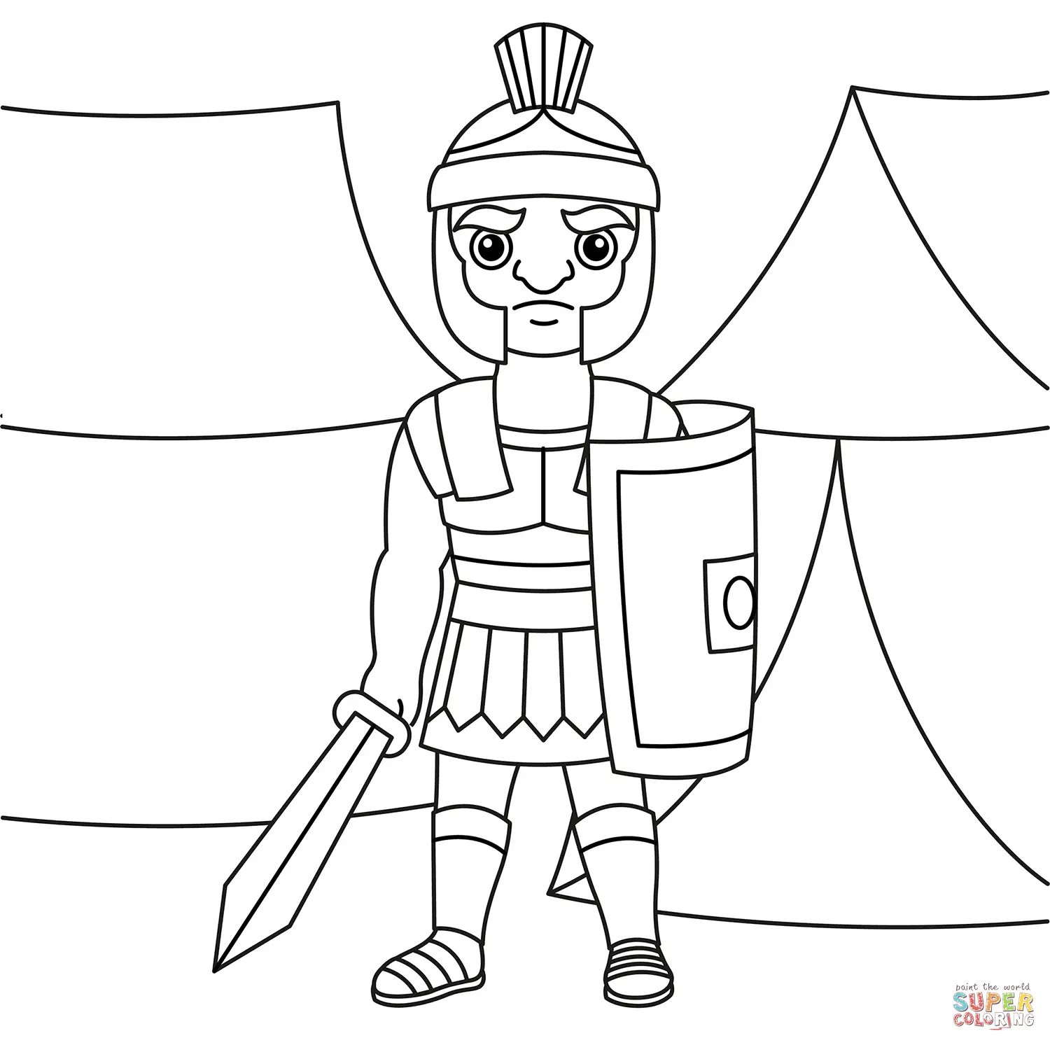 Rome coloring pages 1