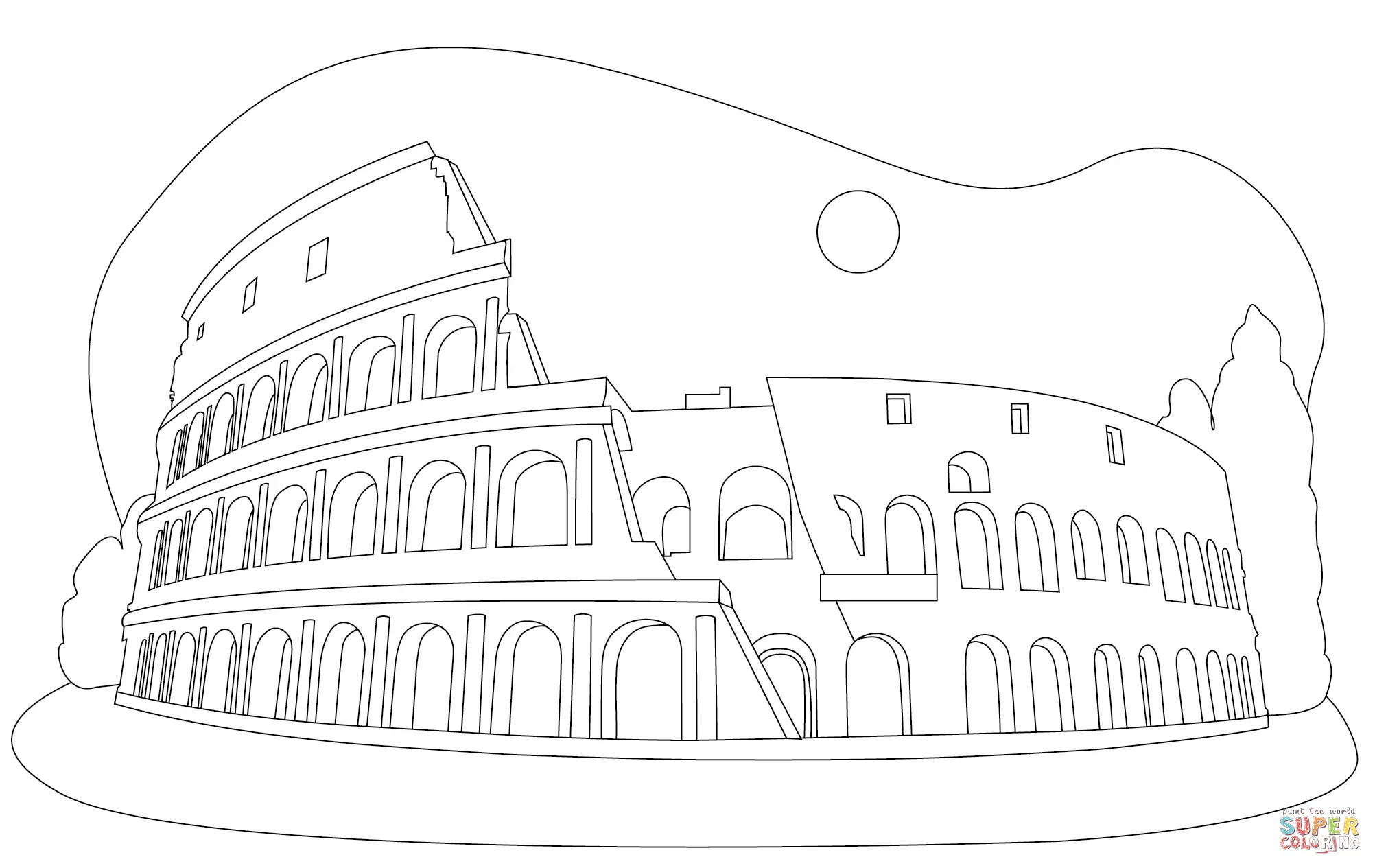 Rome coloring pages 13