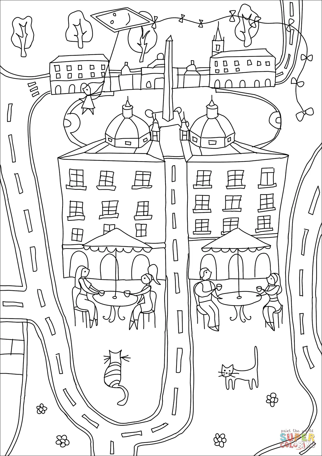 Rome coloring pages 20