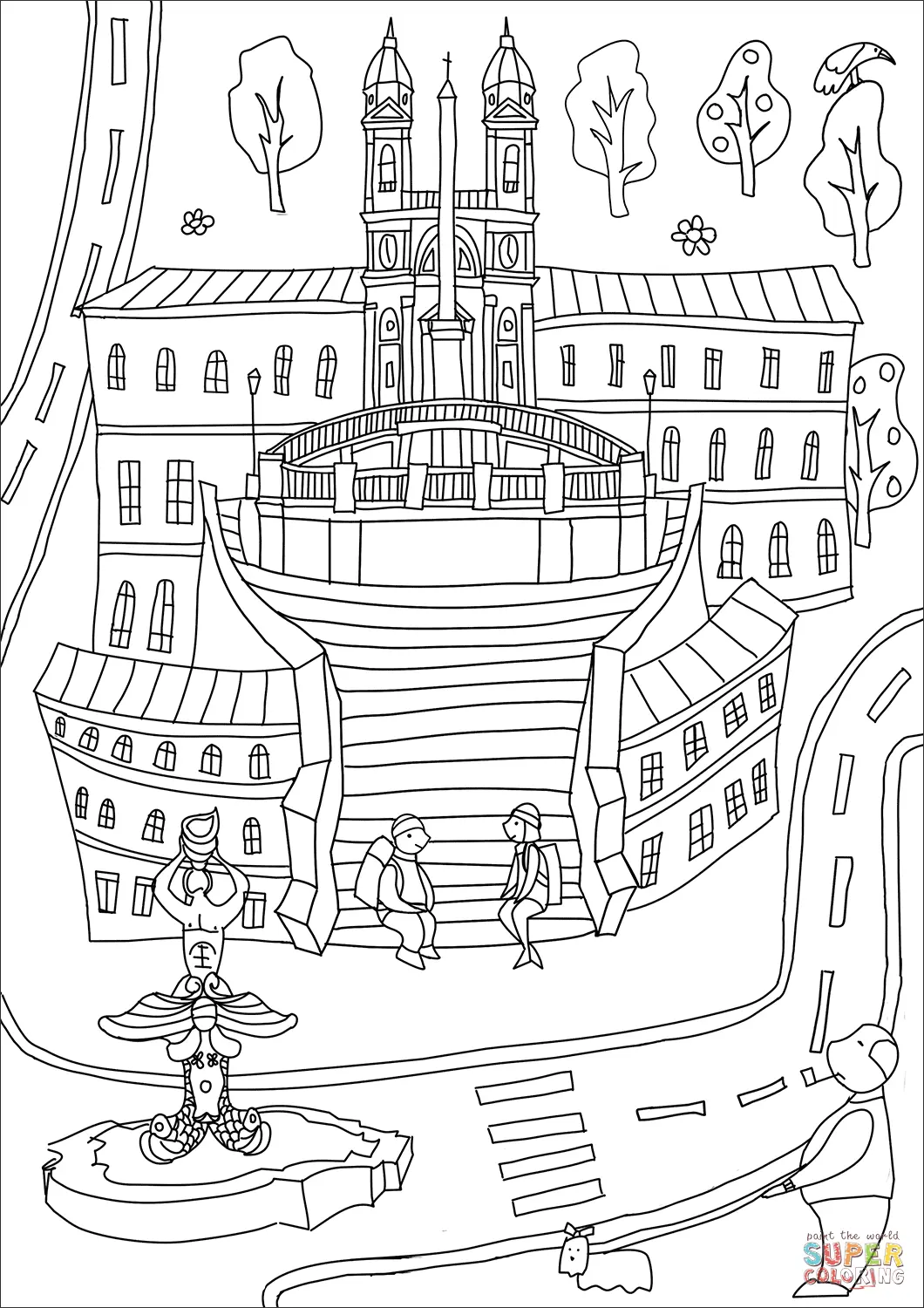 Rome coloring pages 21