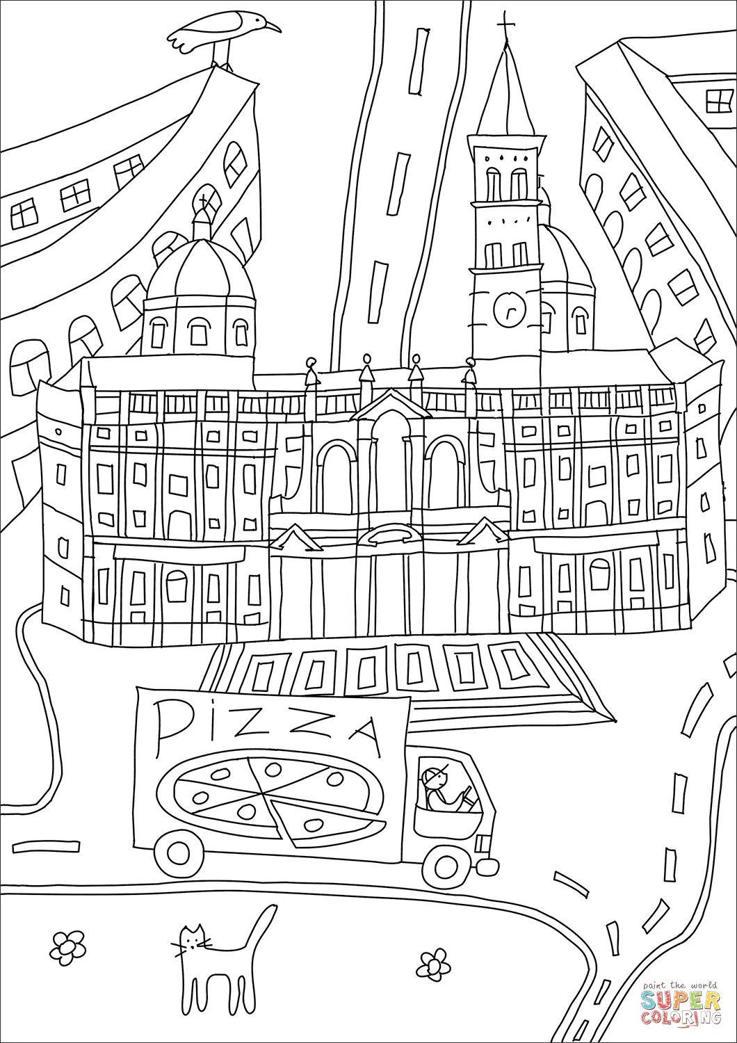 Rome coloring pages 27