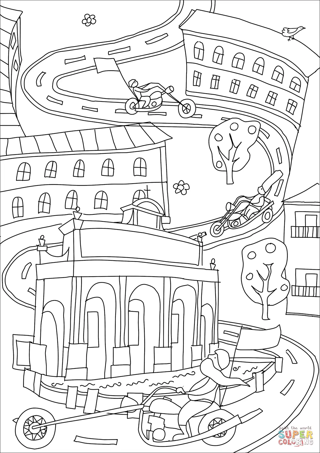 Rome coloring pages 28