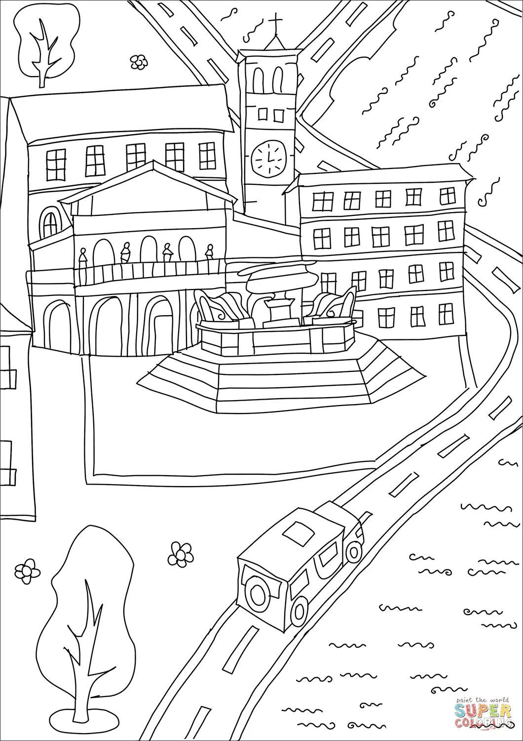 Rome coloring pages 29