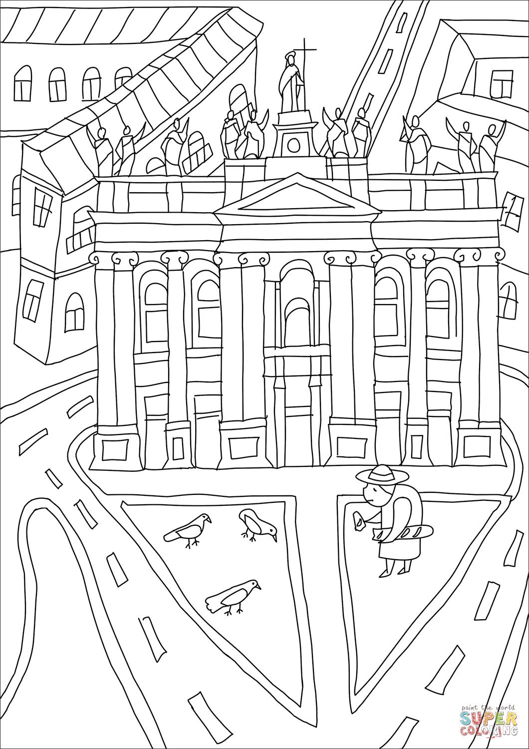 Rome coloring pages 32