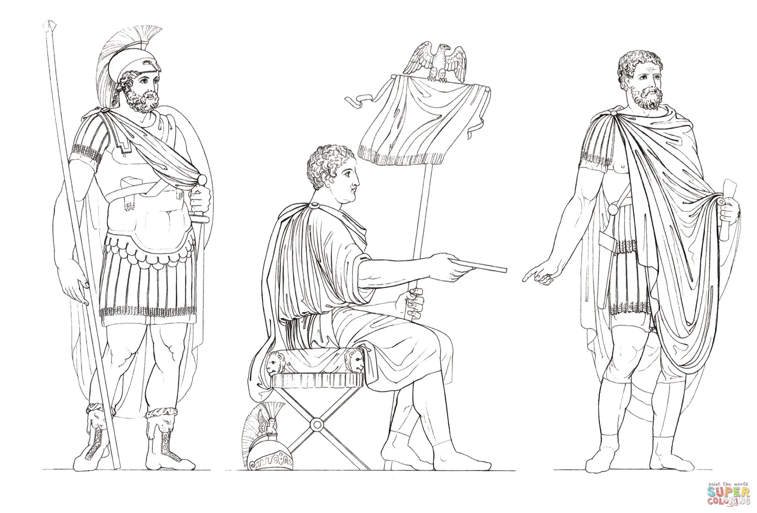 Rome coloring pages 9