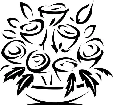 Rosen Ausmalbilder 37