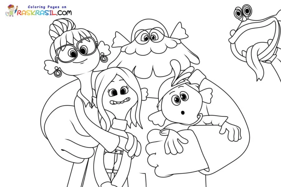 Ruby Gillman Coloring Pages 9
