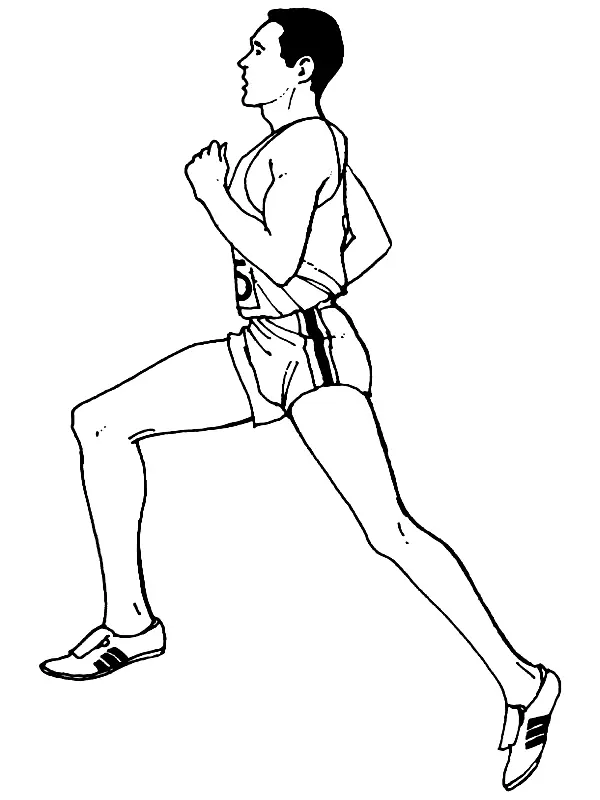 Corriendo Para Colorear 11