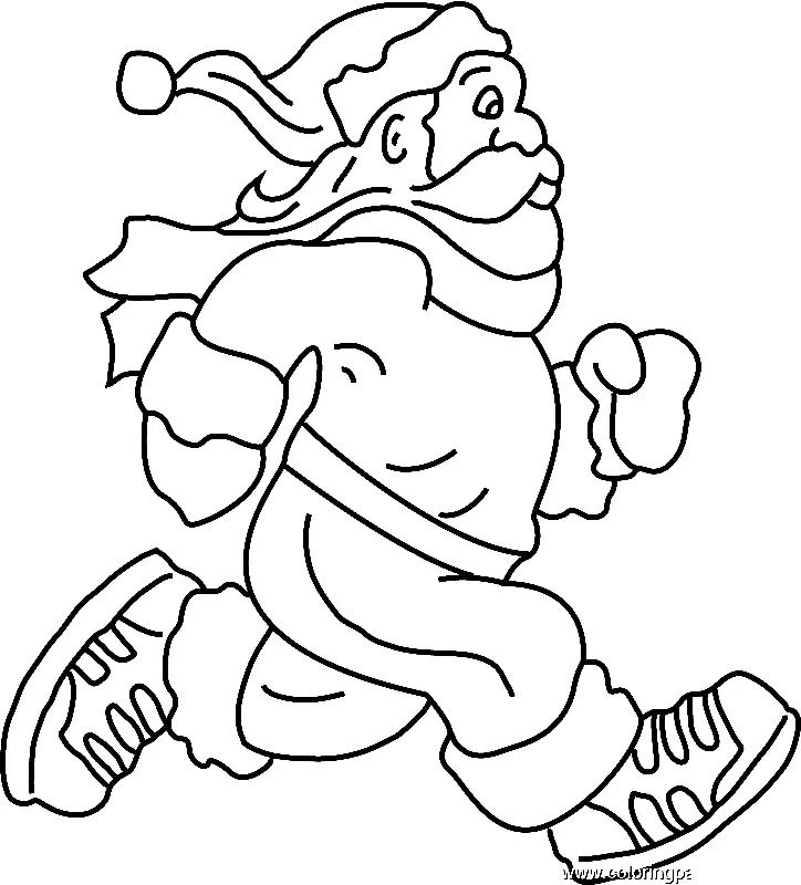 Corriendo Para Colorear 13