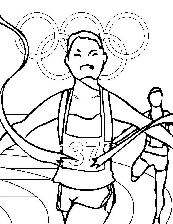 Corriendo Para Colorear 14