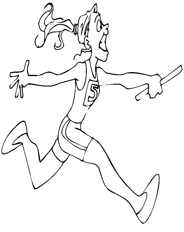 Corriendo Para Colorear 15