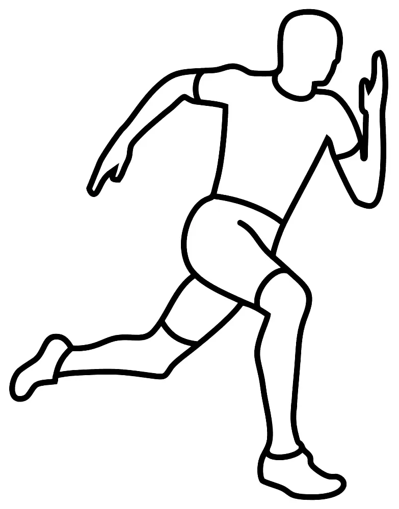 Running Coloring Pages