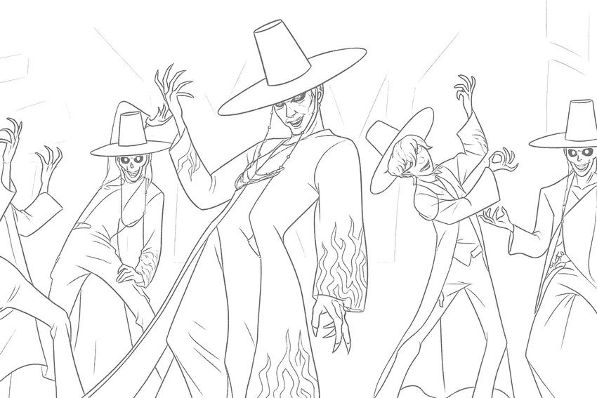 Saja Boys Ausmalbilder 2