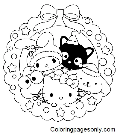 Sanrio Charaktere Ausmalbilder 36