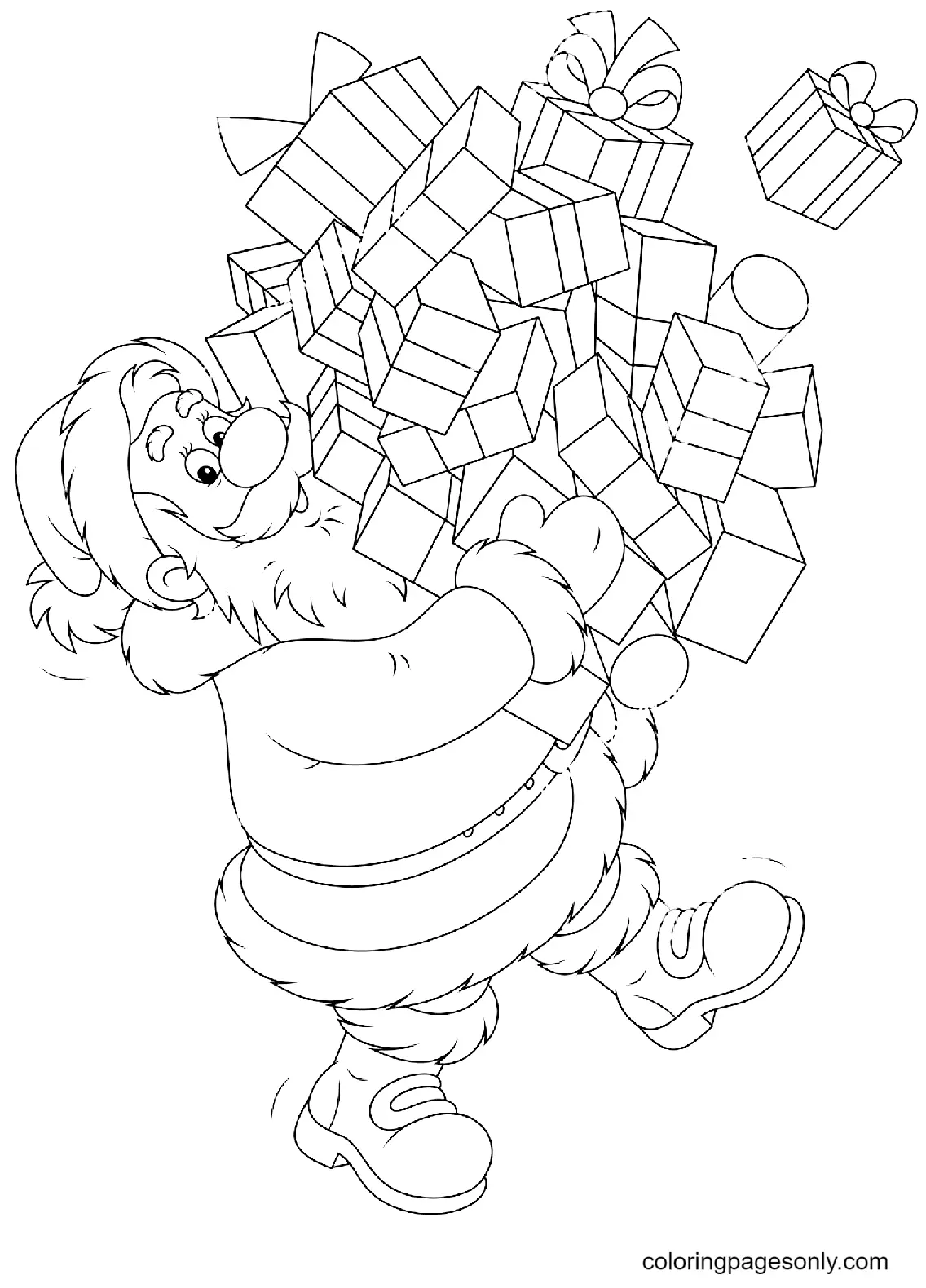 Desenhos de Santa Claus Para Colorir 154