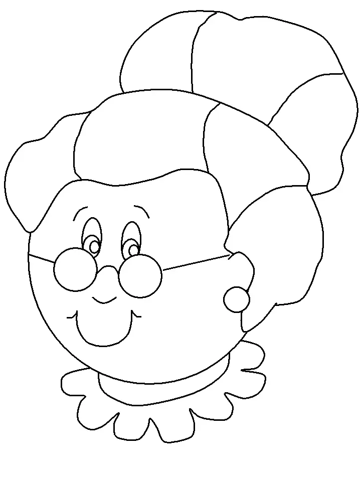 Santa Mrs Claus Coloring Pages 6