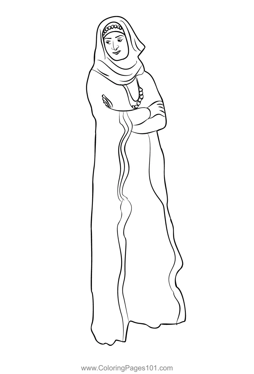 Saudi Arabia Coloring Pages 1