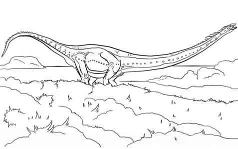Desenhos de Dinossauros Saurisquios Para Colorir 15