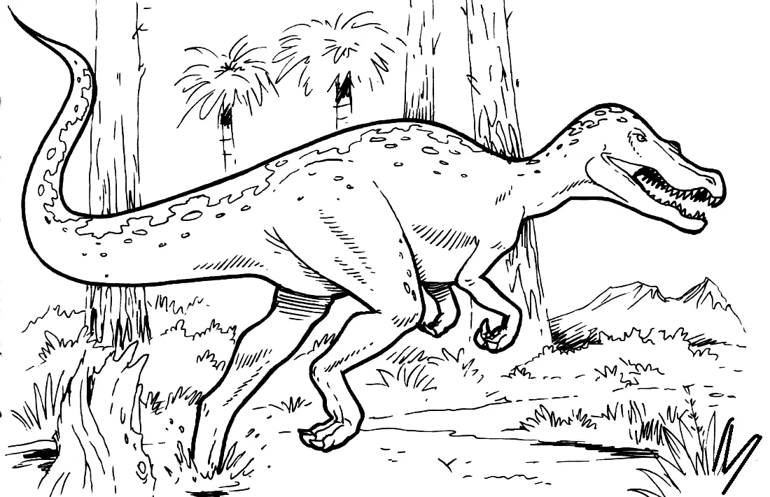 Desenhos de Dinossauros Saurisquios Para Colorir 4