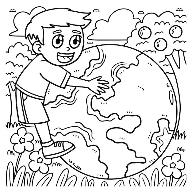 Desenhos de Salve As Paginas Da Terra Para Colorir 59