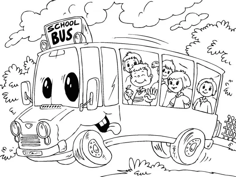 School Bus Coloring Pages 29