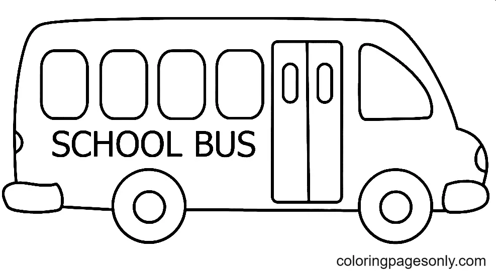 School Bus Coloring Pages 31