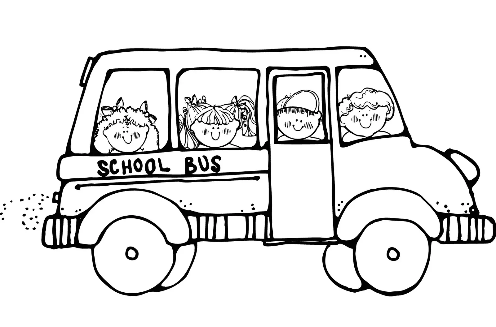 School Bus Coloring Pages 34