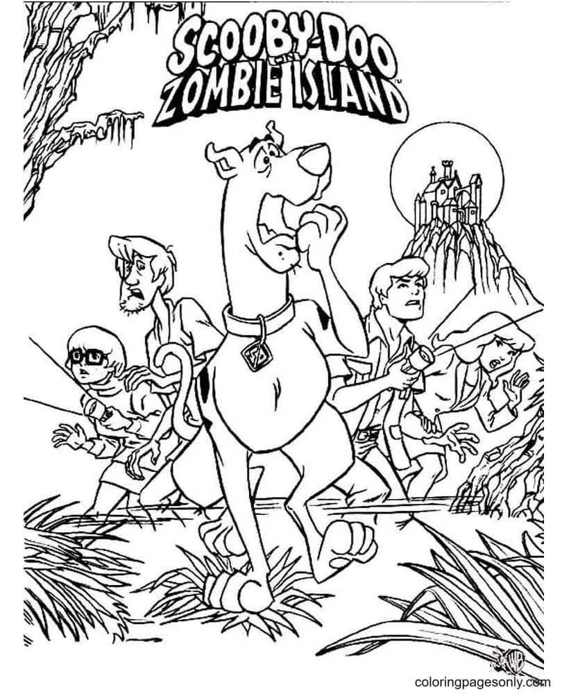 Scooby Doo Coloring Pages 19